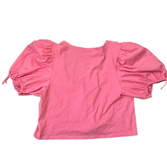 Free People Kitty Bubble sleeve Tee size medium NWT - Picture 4 of 6